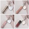 Silver Metal Net Lipstick Bag Portable Lipstick Storage Bag Lip Balm Bag Keychain  Travel