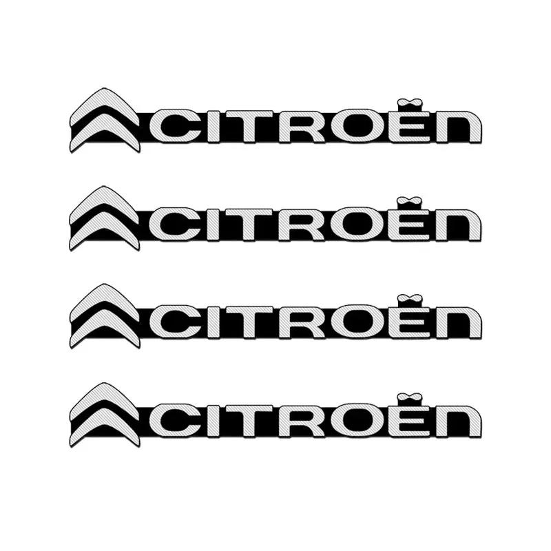 1/2/4 шт. Декор Автозвука 3D Алюминиевый Значок Эмблема Наклейка Для Citroen C1 C3 C4 Grand Picasso C4L C5 C6 C8 VTS Aircross
