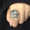Кольцо Пиксю в китайском стиле Мужское Хип-хоп Модное Одинарное Кольцо Ретро Открытое Кольцо