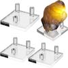 Acrylic Display Stand Holder Suport Shelf Base For Minerals Rock Specimens Geode Stones Jewelry Small Collectibles Display Rack