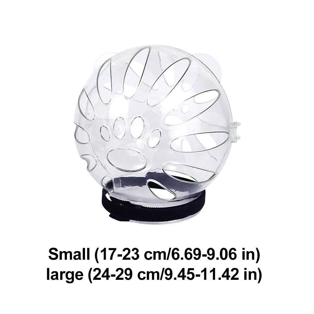 Cat Muzzle and Boots Anti Bite Cat Breathable Hood Anti-Licking Clear Reusable Cat Helmet with Paw Cover Anti-Scratch Paw Shoes