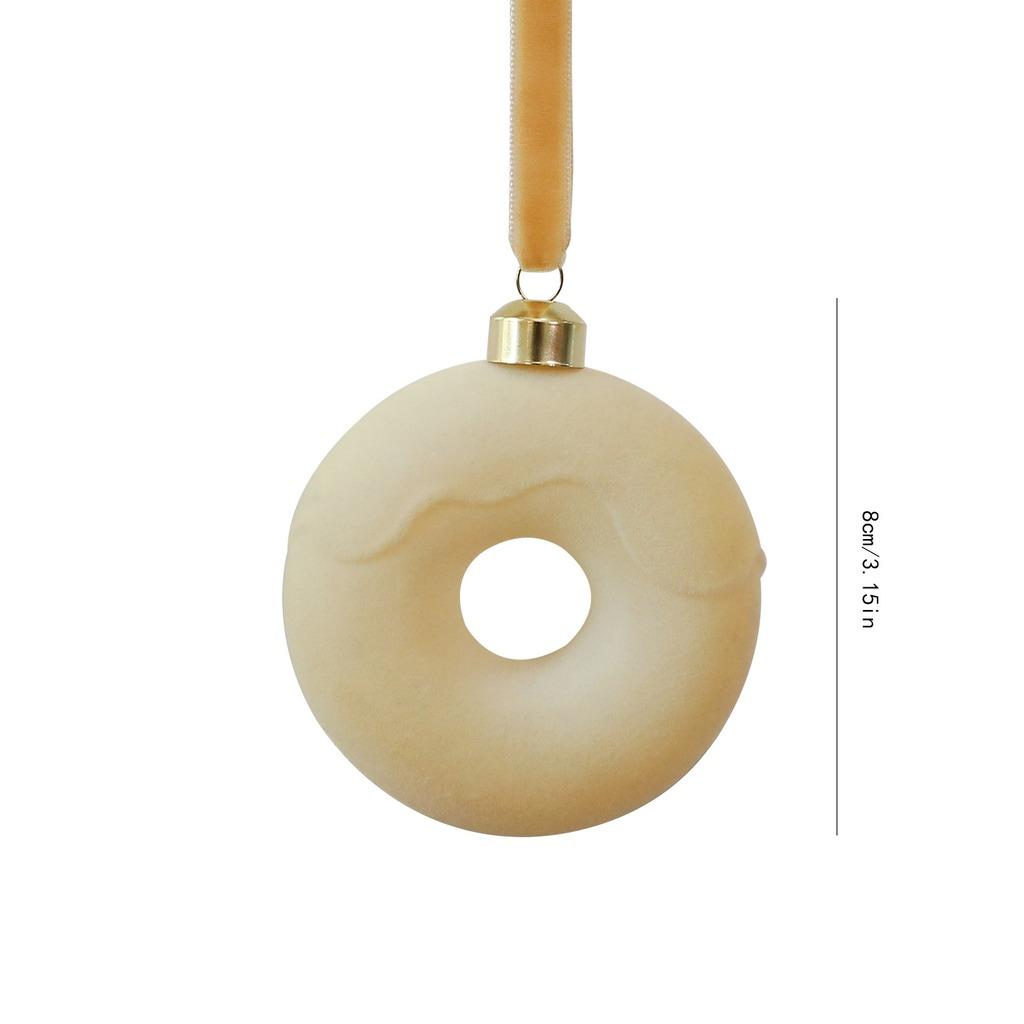 Velvet Christmas Ball Ornament Premium Christmas Tree Hanging Ball Plastic Hanging Decoration American For Christmas Decoration