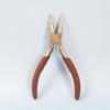 Carbon Steel Jewelry Pliers Round Nose and Needle Nose for 3-10mm Rings DIY Wire Looping Bail Making Craft Tool
