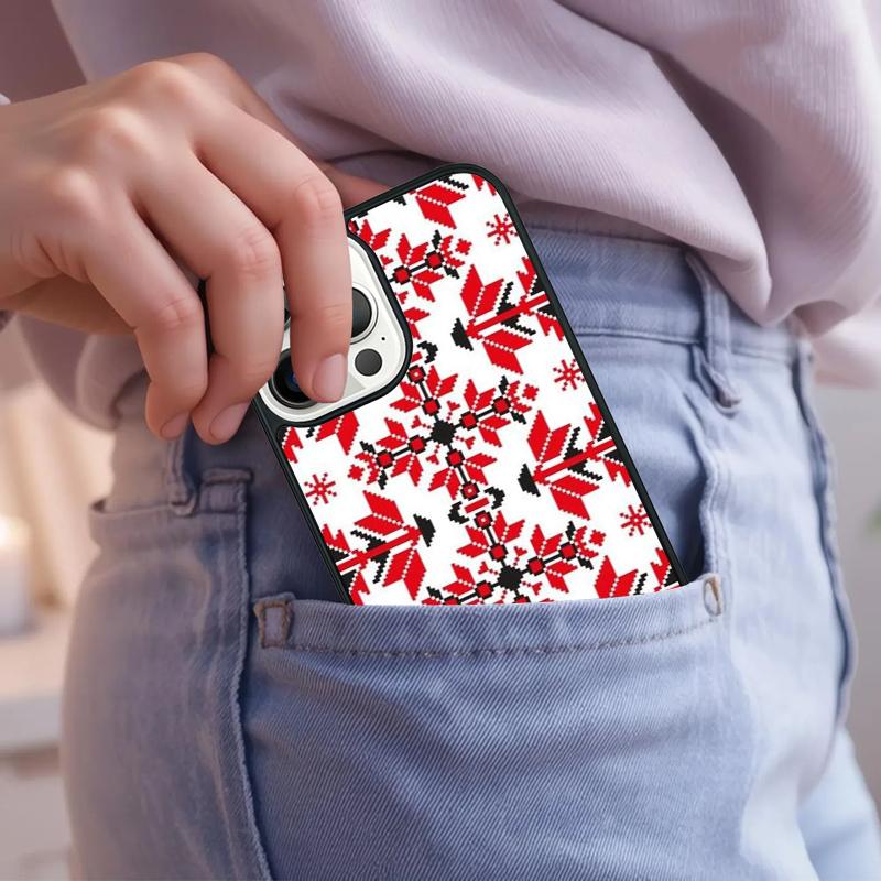 Ukrainian Pattern Phone Case For iPhone 17 Air 15 16e 14 13 Pro Max Coque 12 11 Pro Max PLUS cover