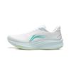 Li Ning Red Hare 9 Амортизирующие износостойкие низкие повседневные беговые кроссовки Женские Бело-синие ARPW004-12