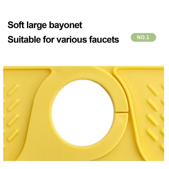 Drain Pad Easy To Clean Anti-splash Quick-drying Stain-resistant Reusable Silicone Faucet Drainage Mat