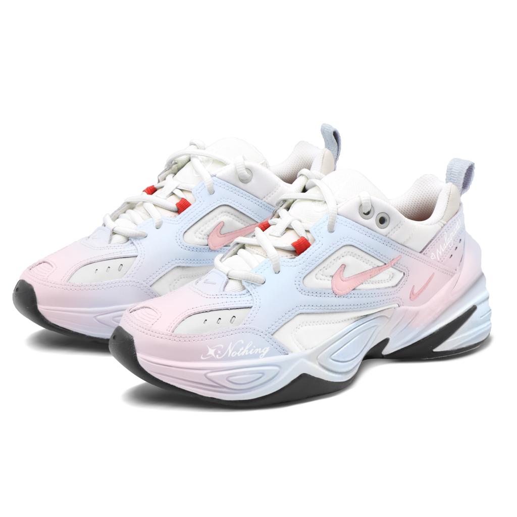 Nike M2K Tekno Городской Шик Розовый Синий Амортизация Увеличение Роста Амортизация Увеличение Роста Низкие BQ3378-100(Команда404-)