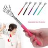 Extendable Metal Back Scratcher with Rubber Handles Portable Telescoping Back Massager Tool for Itchy Skin Relief Stocking Stuffer for Men Women Kids