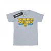Girls Wonder Woman Text Logo Cotton T-Shirt