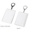 craft parts shop Instax holder Instax photo keychain key ring Hamepachi card size Oshikatsu(1, antique gold)