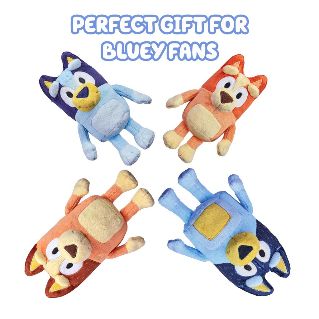 Bluey Heeler Family Plush Set 4 плюшевые фигурки эксклюзивно для Amazon 7-8"