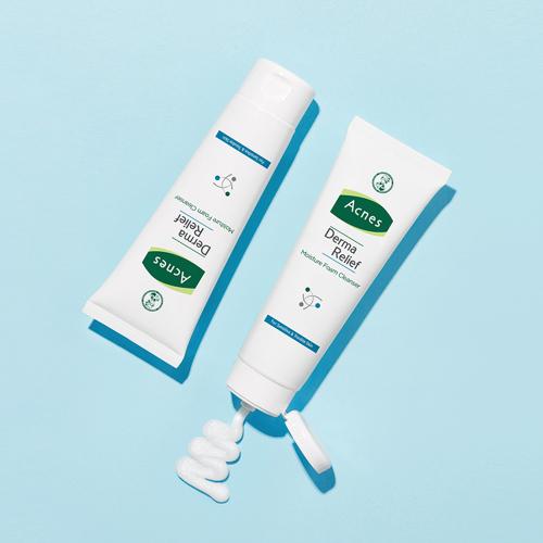 Acnes [2 шт.] Очищающая пенка Derma Relief для увлажнения 125 мл