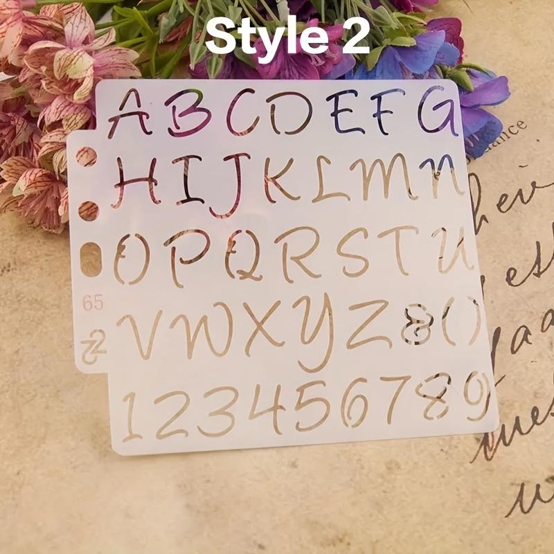 DIY Craft Alphabet Letter Stencils Template Painting Scrapbooking Embossing Stamping Album Card Decorative Embossing Paper Cards