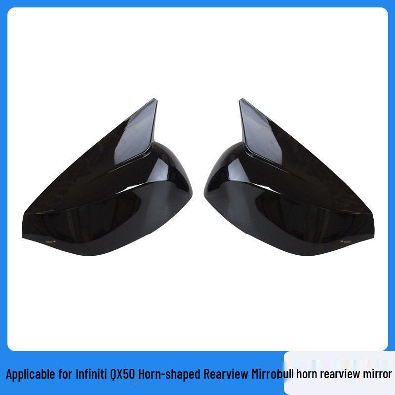 Horn-Shaped Rearview Mirror Covers for Infiniti QX50 2019-2023, QX55 2022-2024