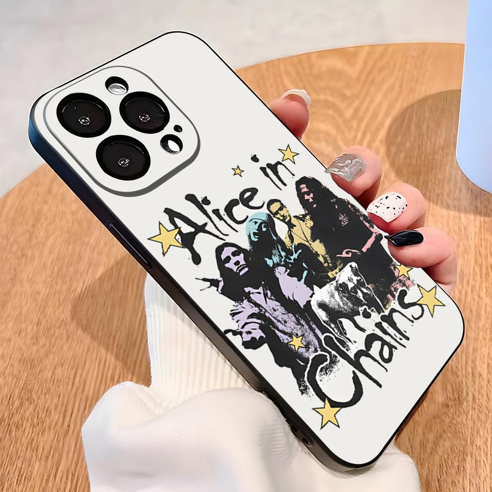 Чехол для телефона Alice In Chains (Группа A) для IPhone 17 Pro Max 16 15 14 Pro Max 13 11 X Xs Xr 8 7Plus Силиконовый чехол