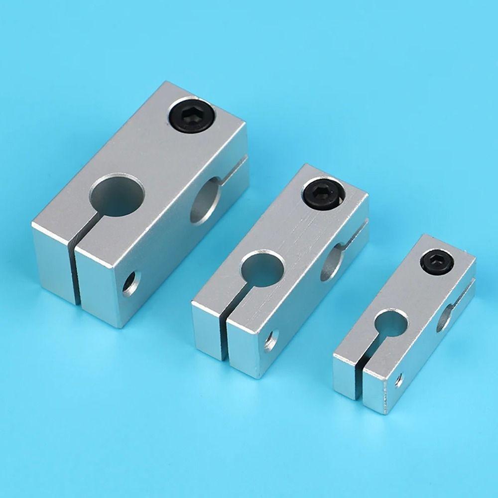 1Pcs Vertical Fixed Diameter Pillar Fixing Clamp Aluminum Alloy Fastening Cross Clip