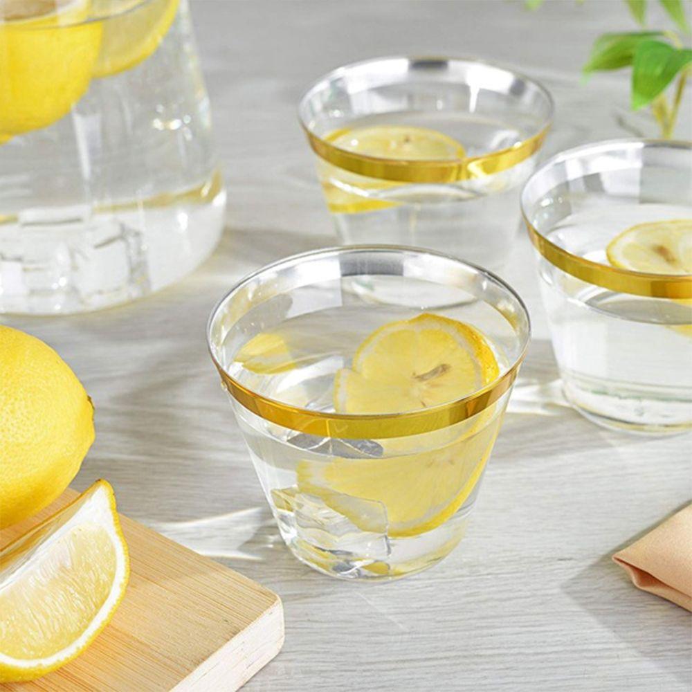 10/20/30 шт. Домашний декор Свадебные принадлежности День рождения Одноразовая посуда Пластиковые стаканы Прозрачные