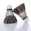 Authentic Armst Black Goose Feather Badminton Shuttles - Durable 12-Pack for Stable Flight in Competition Training (806#)