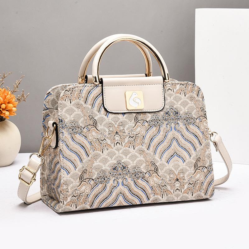 Female Print Design Small Square Bag Shoulder Bag for Women Luxury Handbag High Quality PU Leather Ladies Crossbody Bag Sac