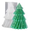 Yousheng Christmas Tree Silicone Candle Mold Food Grade Heat-Resistant Non-stick Easy Demolding DIY 3D Craft Mold