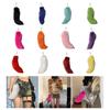Fluffy Faux Fur Fox Tail Keychain Elegant Keyrings Charm with Foxes Tail Pendant Fashionable Keychain Decorations