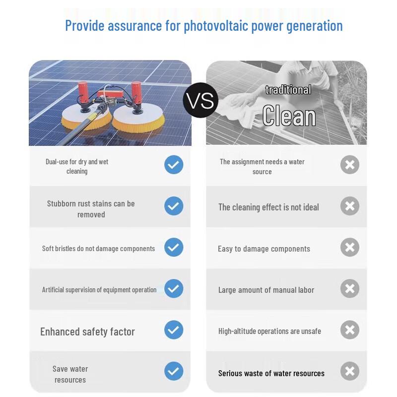 Chili Electric Solar Panel Cleaning Machine