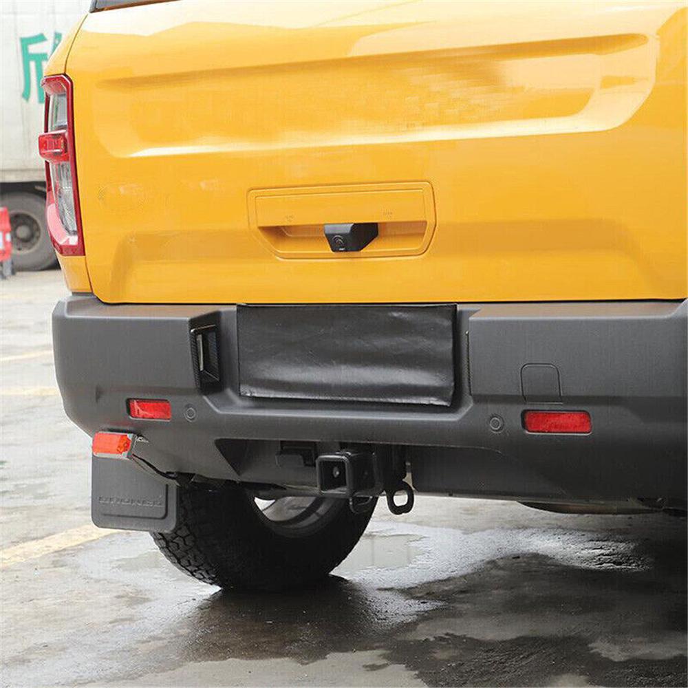 Пара левый + правый черный ободок фонаря заднего номерного знака для Ford Bronco Sport 2021-2023