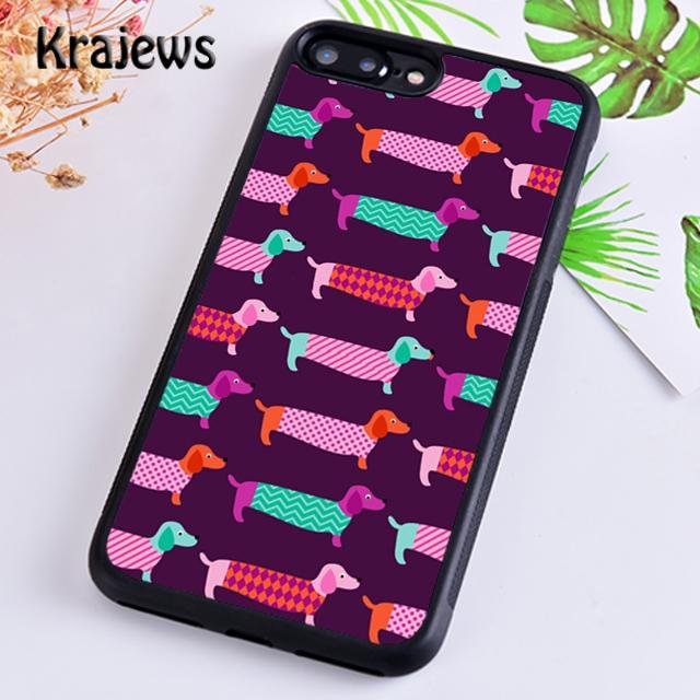 Dachshund And Flower Phone Case Cover For iPhone 17 Air 16 15 14 plus 12 13 pro max coque