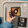 Music Album Refrigerator Magnet USB Rechargeable Love Story Music Player Home Office Kitchen Fridge Magnet Decoration