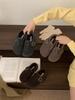 Огромные красивые все включено Birkenstocks, бархатные две хлопковые туфли для женских 2025 новый осень и зима серые Birkenstocks, мохнатые одинарные туфли