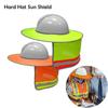 Safety Prevent Bask Protective Gear Reflective Stripe Hard Hat Neck Shield Helmet Sun Shade Cover