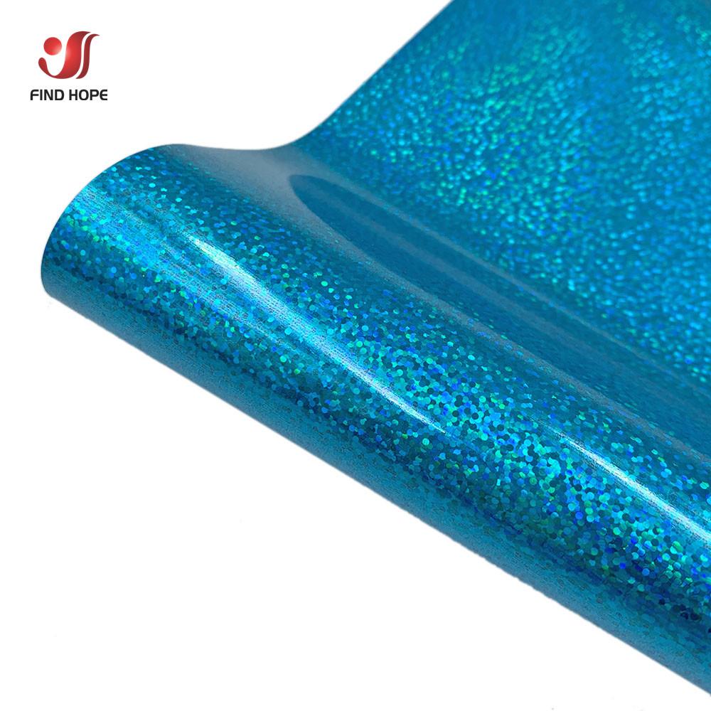 Glitter Shiny Hologram iridescent Heat Transfer Vinyl Iron-on Clothing Heat Press Textile T-Shirt Cut Film Craft DIY