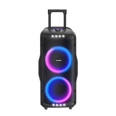 Портативная вечериночная колонка Tronsmart Halo 300, мощность 240 Вт, время работы 20 часов, микрофонный и гитарный вход, защита от брызг IPX4, настраиваемая подсветка