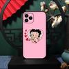 Чехол Betty Beautiful B-boop для iPhone 17 Pro Max 16 15 14 Pro Max 13 11 X Xs Xr 8 7Plus Силиконовая крышка