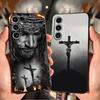 Чехол для Samsung Galaxy S26 S25 S10 S9 S20 Ultra S21 FE Note 20 8 9 10 S23 S24 Plus Funda Чехол для телефона Дизайн Иисус Сочетание