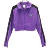 DUA LIPA Коллаборация Укороченная Спортивная куртка M фиолетовая Женская Б/У