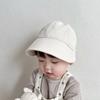 Детская солнцезащитная шапка для малышей для мальчиков и девочек, корейская модная однотонная серия, детская козырек, летняя туристическая бейсболка на открытом воздухе