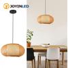 JOYINLED 40/50/60/80 см Бамбуковый Ротанговый Люстра Корзина Плетеная Бамбуковая Подвесная Лампа Экологичная Подвесная Лампа Освещение Столовой