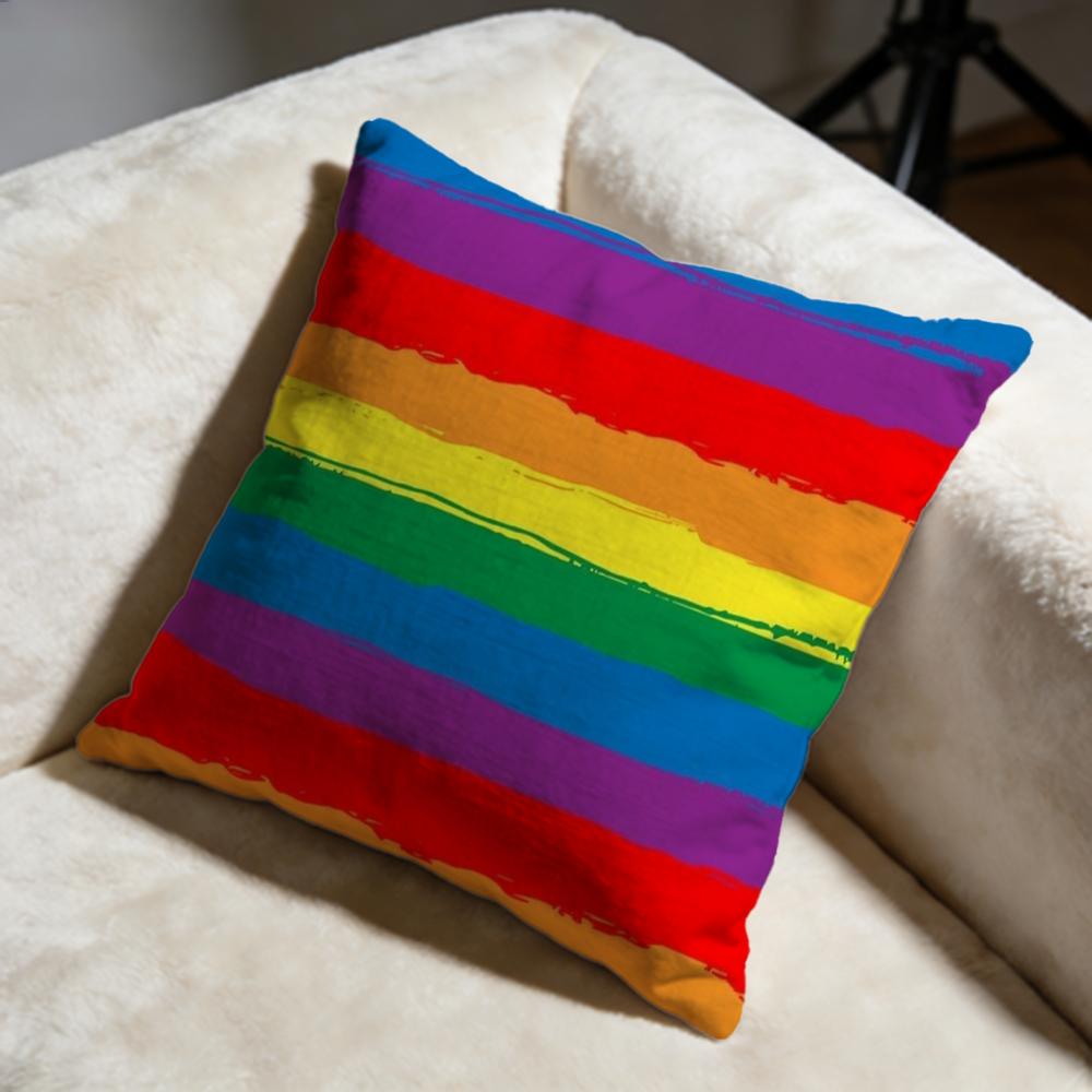 Abstract Faces Cushion Cover Soft Decorative Pillow Case Suitable for Bedroom Sofa Car Travel Use