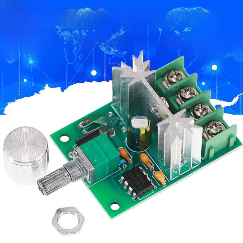 High-Power 6V-12V 6A DC Motor Fan PWM Speed Controller