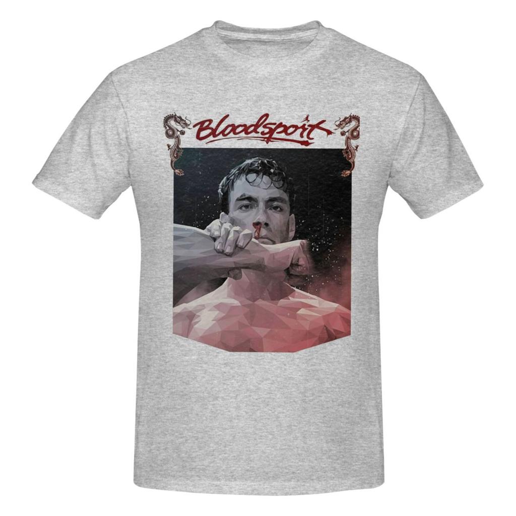 Unisex Bloodsports 1988 Funny T Shirt Streetwear Cotton Crewneck T Shirts For Unisex