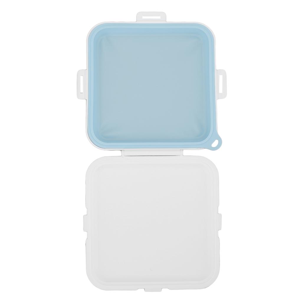 Sandwiches Storage Box Portable Sandwiches Container Lunch Box for Students Office Workers for Work Picnic Outing Blue