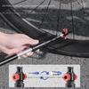 Мощный ручной насос для велосипеда 130 PSI, Накачиватель шин для велосипедных шин, Легкая металлическая конструкция