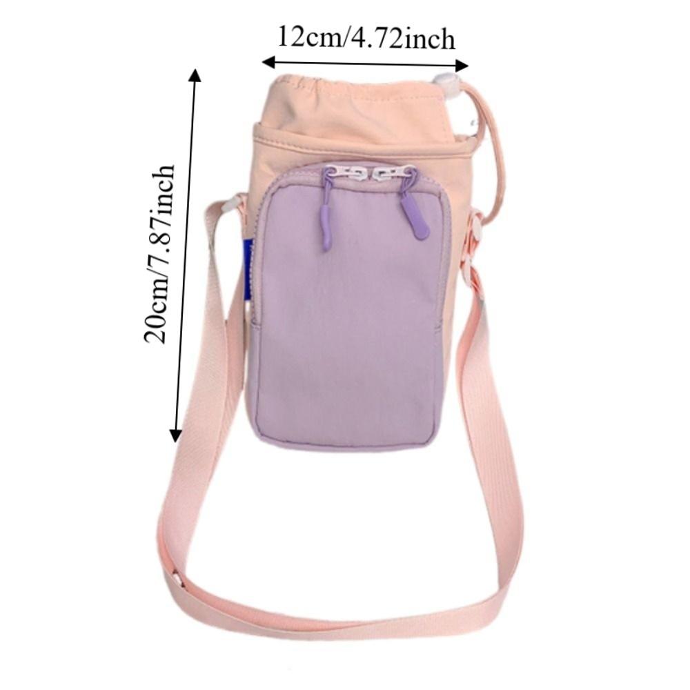 Lightweight Water Bottle Bag Dopamine Style Thermal Mugs Shoulder Bag Sports