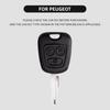 3buttons Auto Shell Fob Protector TPU Car Remote Key Case Cover for Citroen C1 C4 for Peugeot 106 107 206 207 306 307 406 407