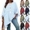 Женский модный элегантный топ с рукавами три четверти для работы и на каждый день