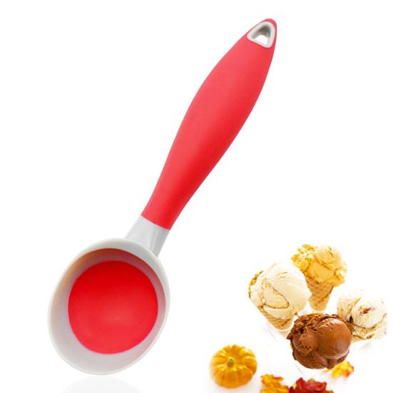 Ложка для шариков мороженого с антифризным антипригарным покрытием, высокопрочная нескользящая ручка, большая долговечность, ложка, кухонные принадлежности