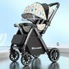 Two-Way High Landscape Folding Baby Stroller – Sit & Lie, Portable & Lightweight