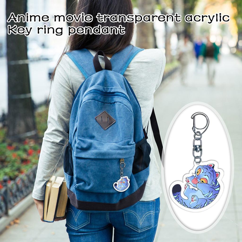 Мультяшный Аниме Фильм Прозрачный Акриловый Брелок Подвеска, Изысканный Подарок Подвесные Аксессуары Для Рюкзаков