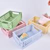 Милый мини-складной настольный органайзер, настольная корзина для хранения, аксессуары для офисных канцелярских принадлежностей